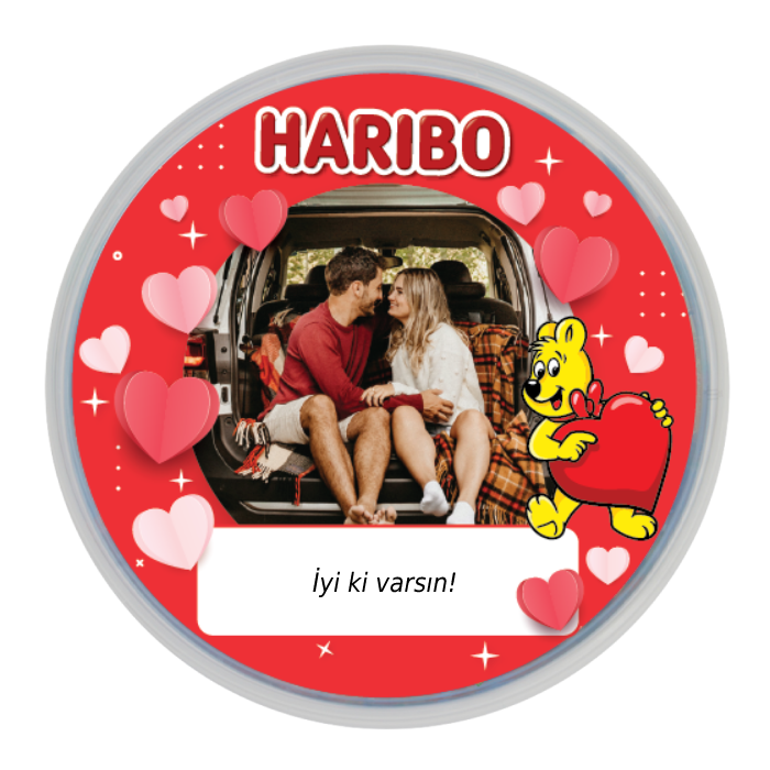 Kalp Temalı Haribo Minis