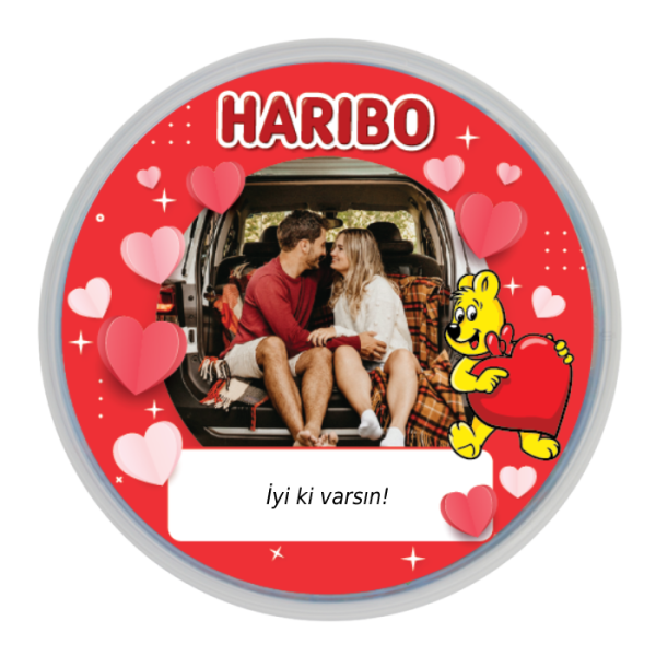Kalp Temalı Haribo Minis